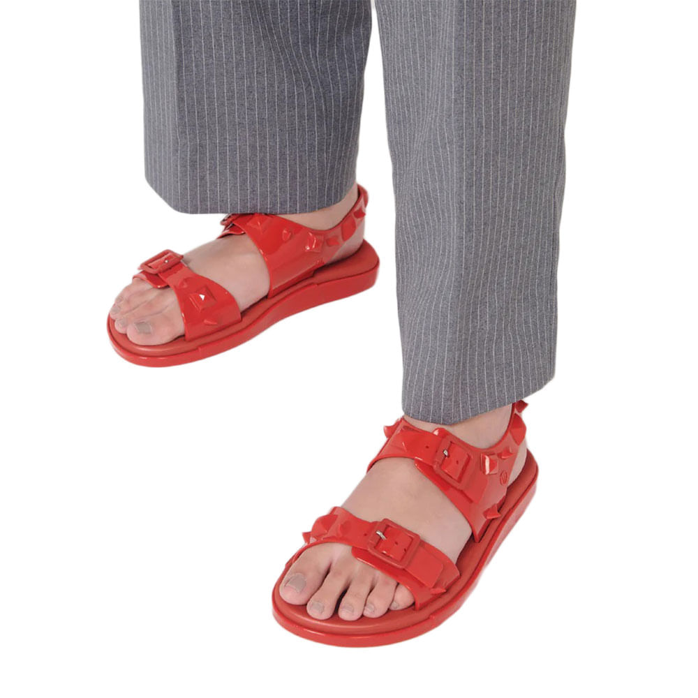 Melissa Spikes Sandal + Undercover 33788 VERMELHO | Clovis Calçados