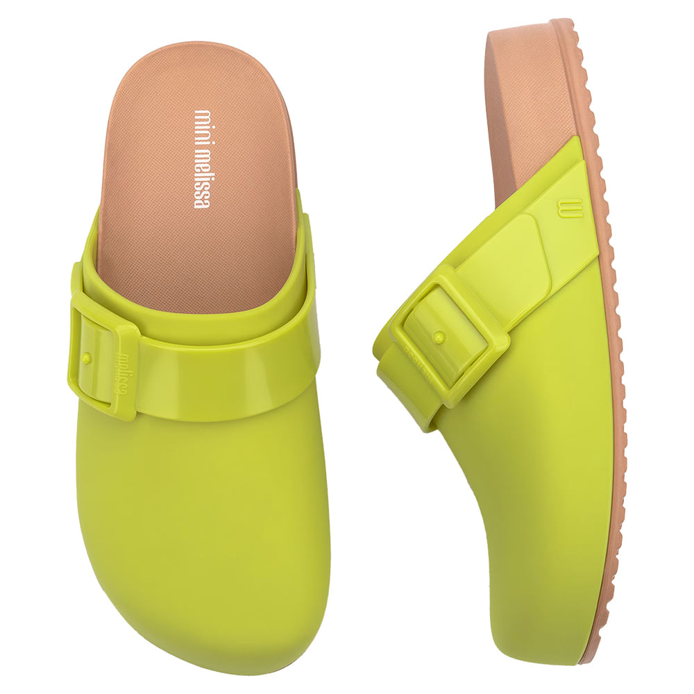 Mini Melissa Cozy Clog Infantil 36069 VERDE | Clovis Calçados