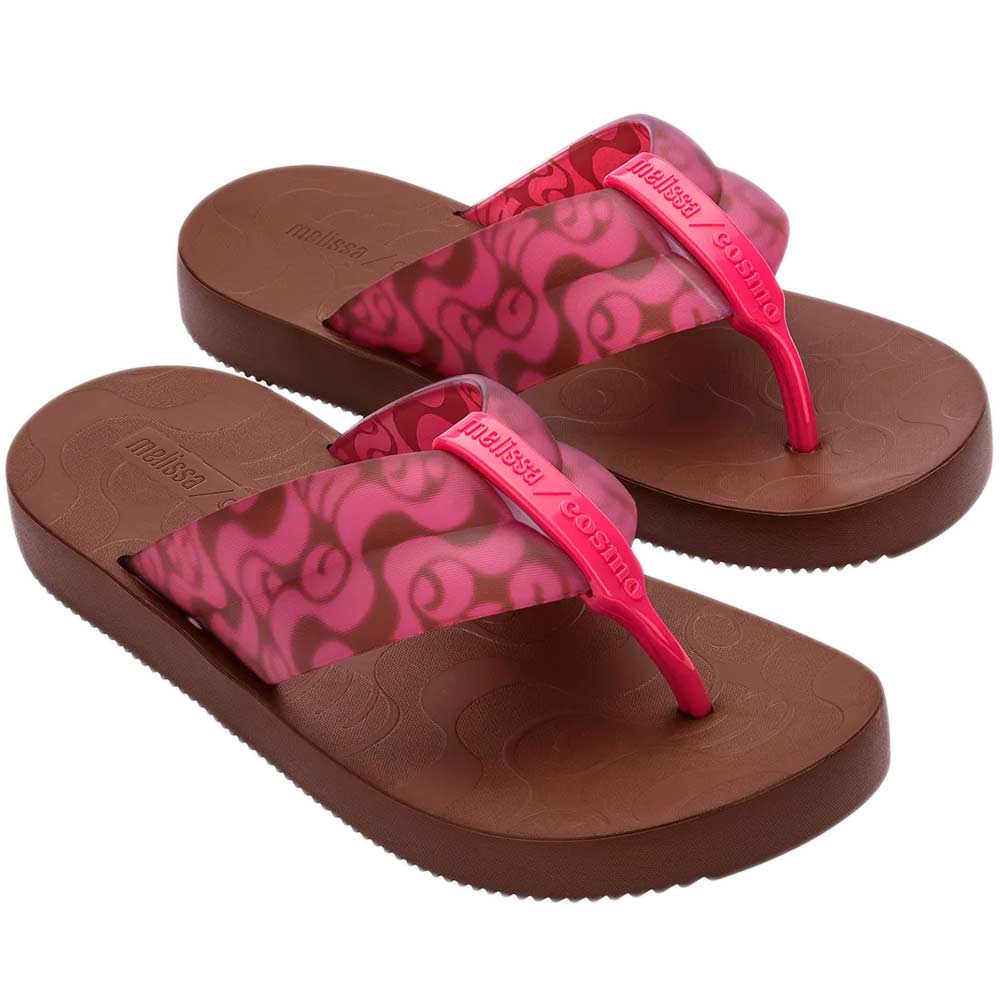 Melissa Flip Flop Orla + Cosmo 35713 CHOCOLATE | Clovis Calçados