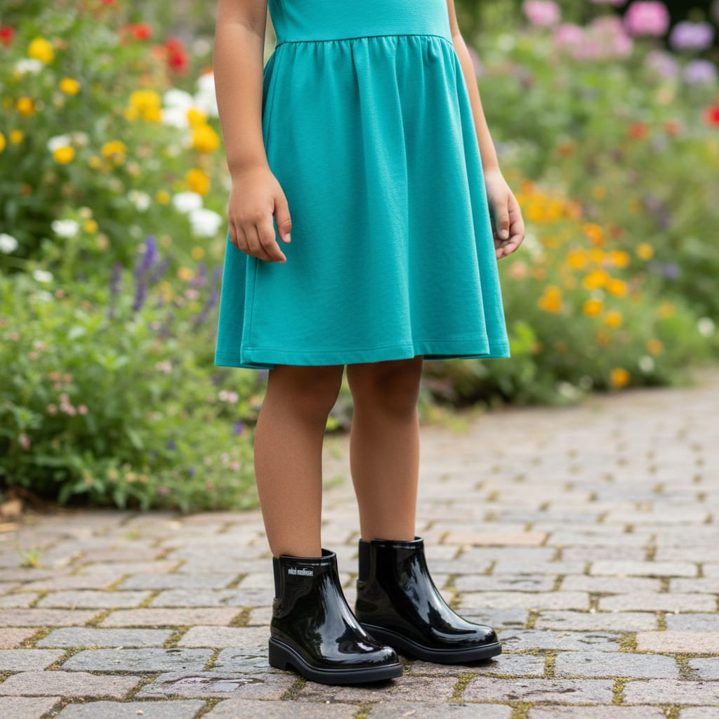 Mini Melissa Chelsea Boot II Infantil 35827 PRETO | Clovis Calçados