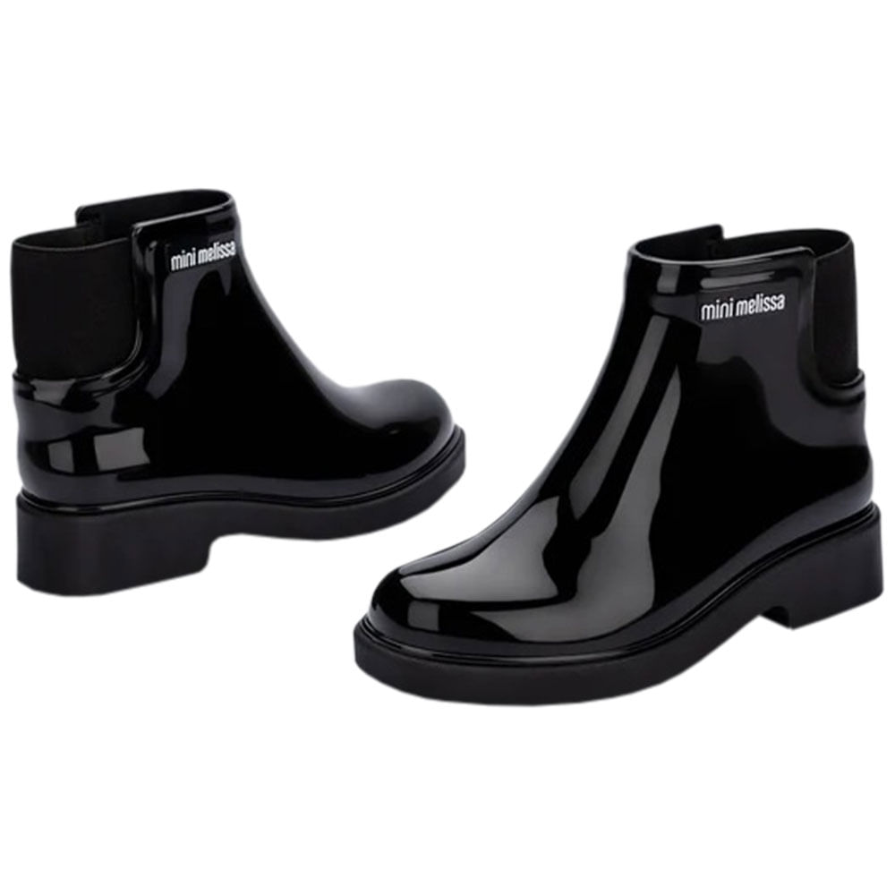 Mini Melissa Chelsea Boot II Infantil 35827 PRETO | Clovis Calçados