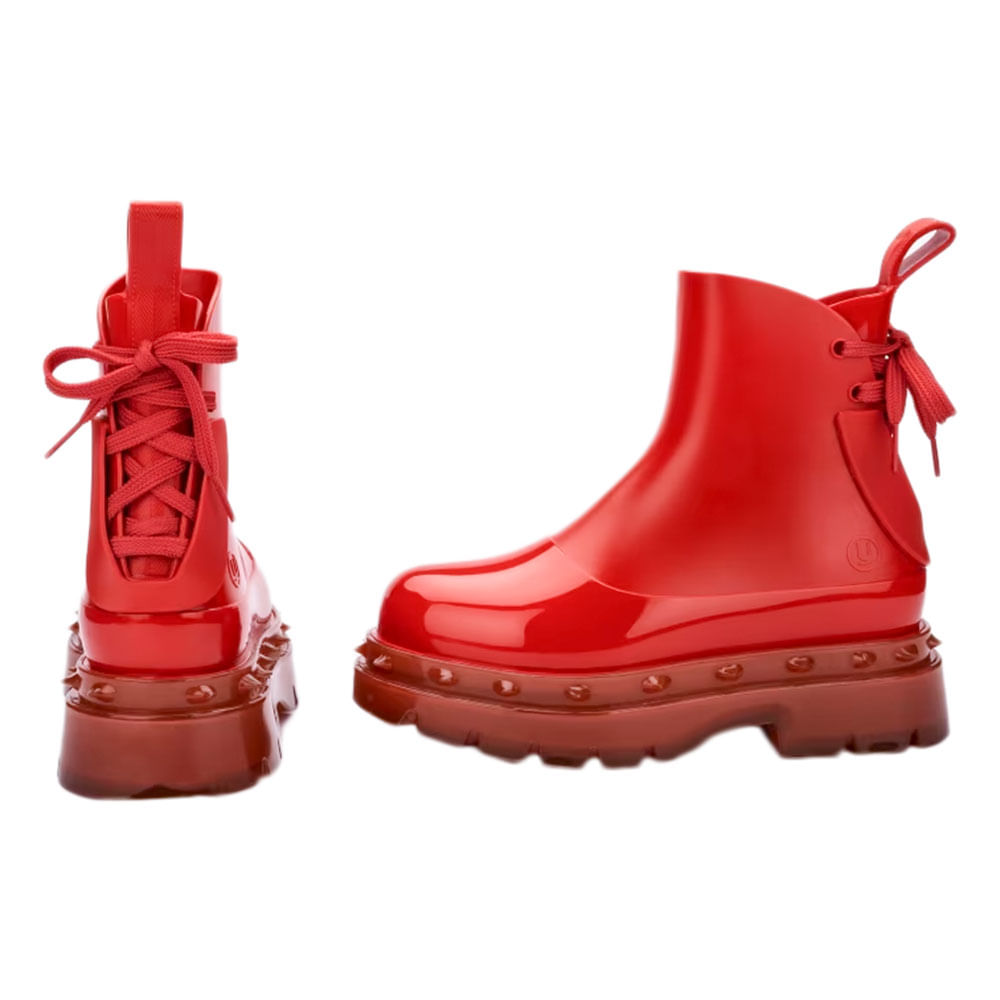MELISSA + UNDERCOVER SPIKE BOOT 赤 Melissa Spikes Boot + Undercover 33789 VERMELHO | Clovis Calçados