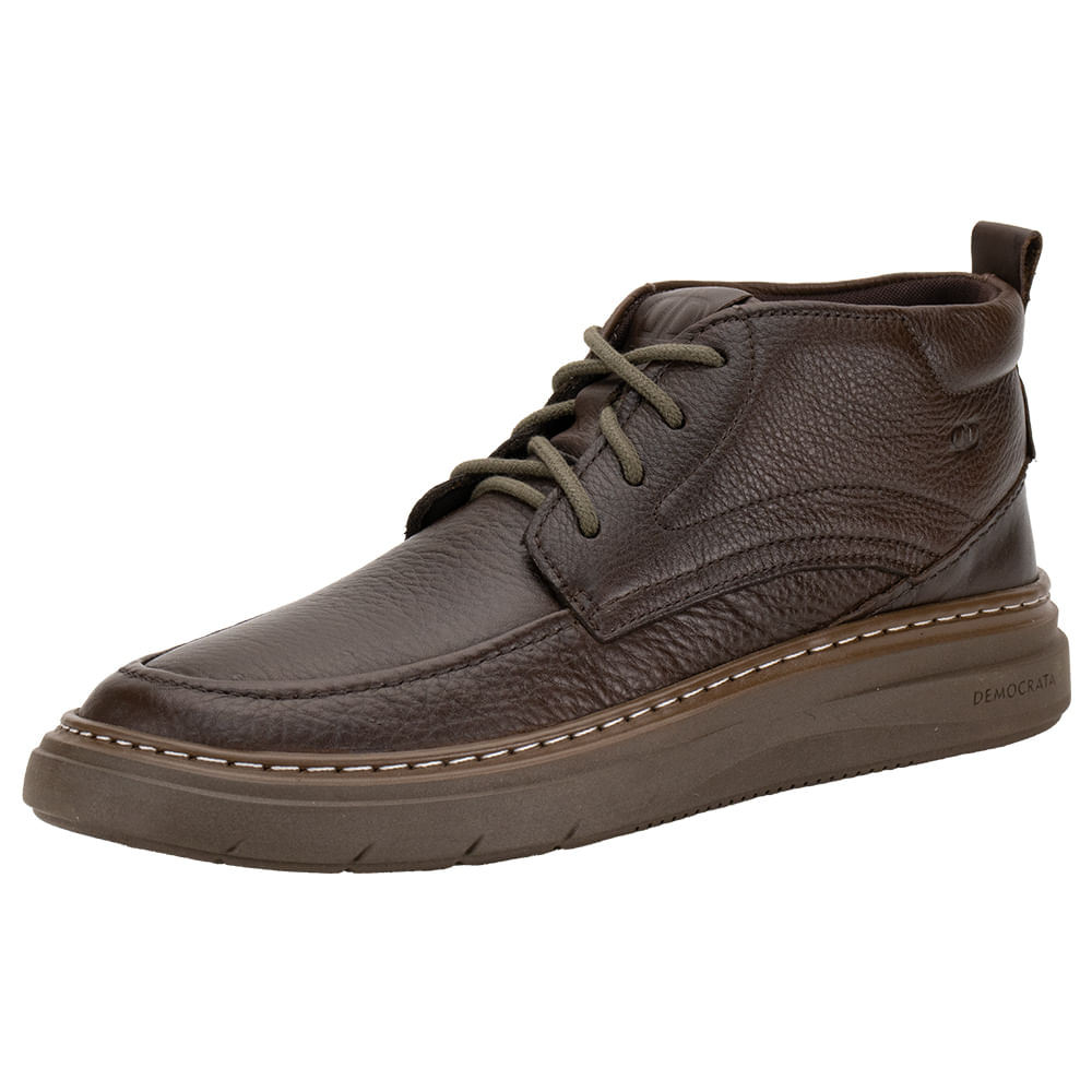Bota Masculina Grid Democrata 240001 CAFÉ 37