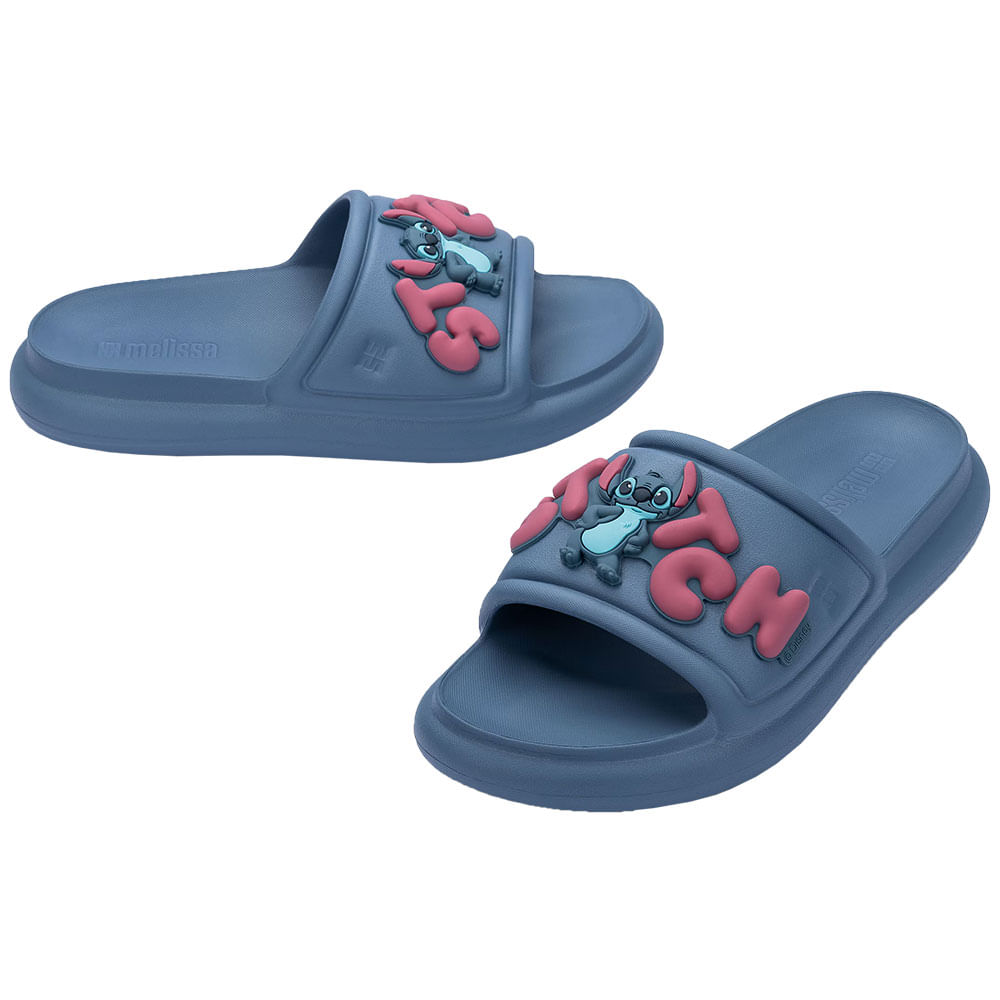 Melissa Free Puff Slide + Disney 37883 AZUL 33/34