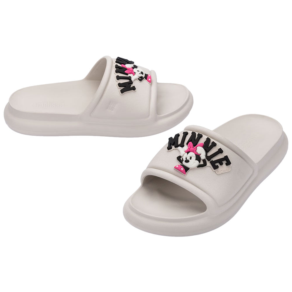 Melissa Free Puff Slide + Disney 37883 BEGE/CLARO 33/34