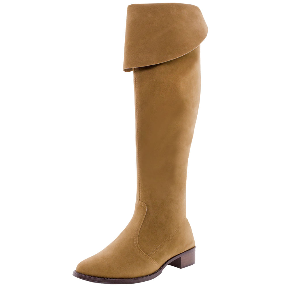 Bota Feminina Bota Over Beira Rio CamurÃ§a Bota Feminina Montaria