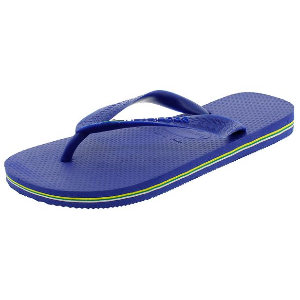 Chinelo Masculino Brasil Havaianas - 4000032 AZUL 37/38