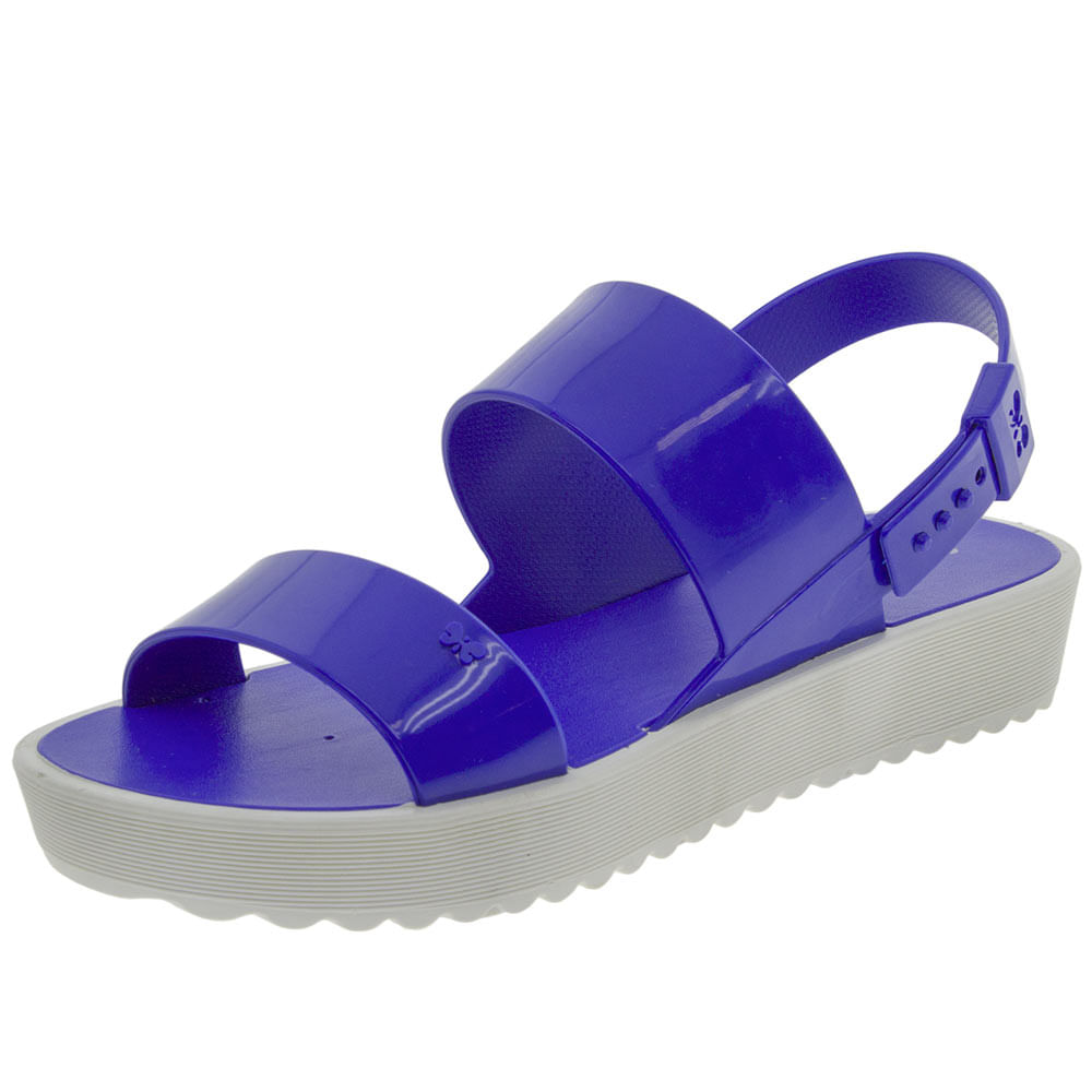 Sandália Feminina Flatform Clubber Preta Zaxy - 17222 | Clovis