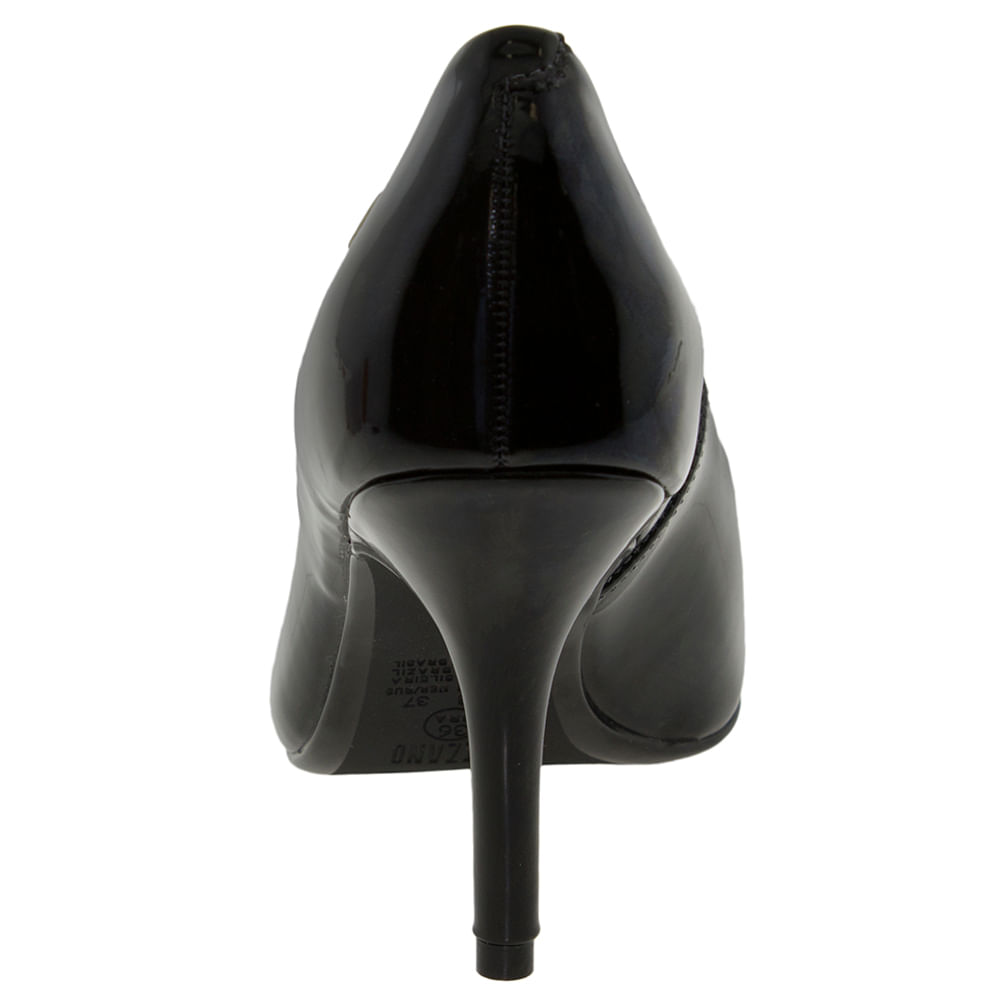 Sapato Feminino Salto Alto Verniz/Preto Vizzano 1265100