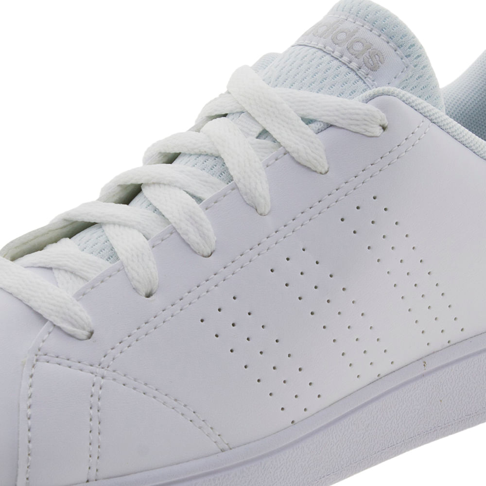 Tenis Feminino Advanced Clean K Branco Adidas BB9975 cloviscalcados