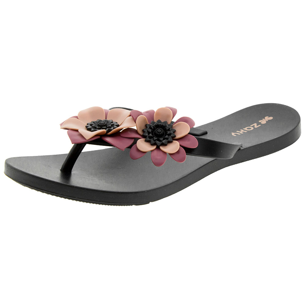 Chinelo Feminino Fresh Garden II Rosa Zaxy - 17289 | Clovis Calçados