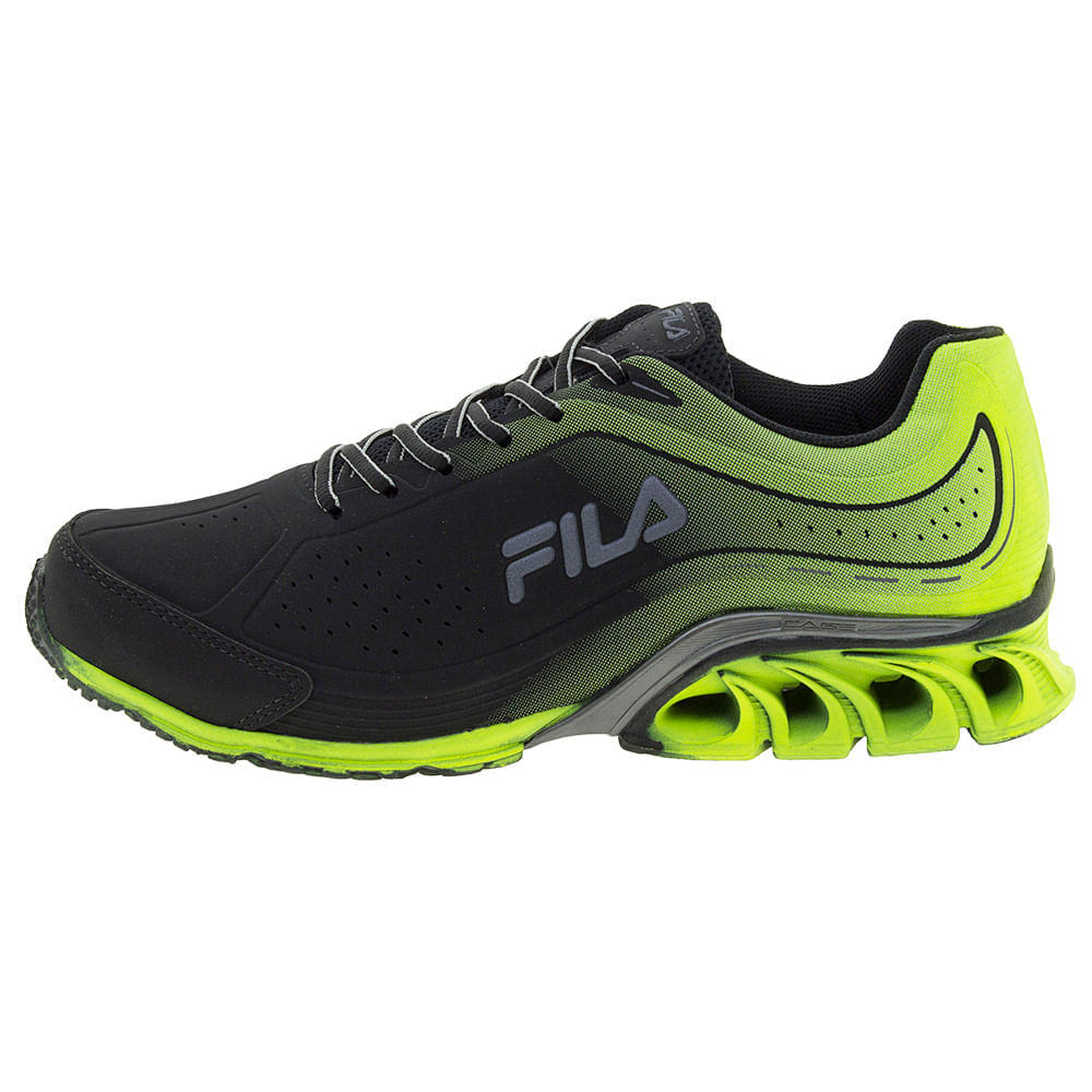 Tenis-Masculino-Cage-Python-Preto-Verde-Fila---11J481X-02