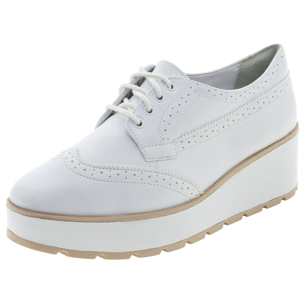 Oxford Sapato Feminino Branco Confortavel Tênis Feminino Sapatos