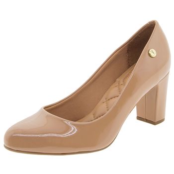 sapatos bege salto medio