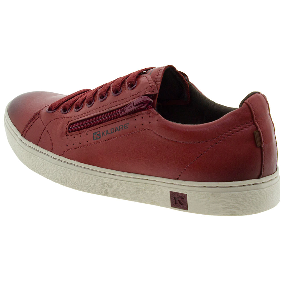 Couro Cano Sapatenis Kildare Cano Alto Cano Sapatenis Kildare Vermelho  Sapatênis Masculino Blend Kildare - Main Image