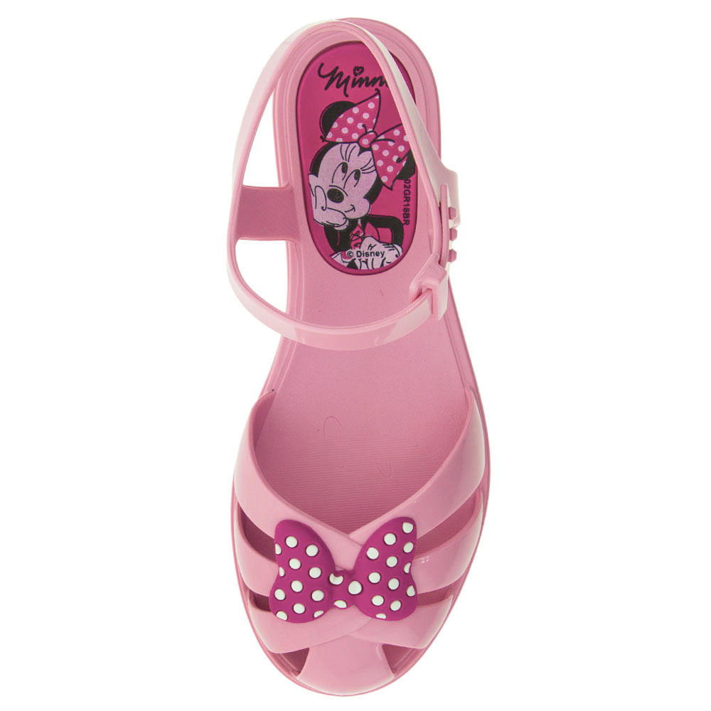 Rosa Sandalia Grendene Minnie Sandalia Grendene Infantil Minnie