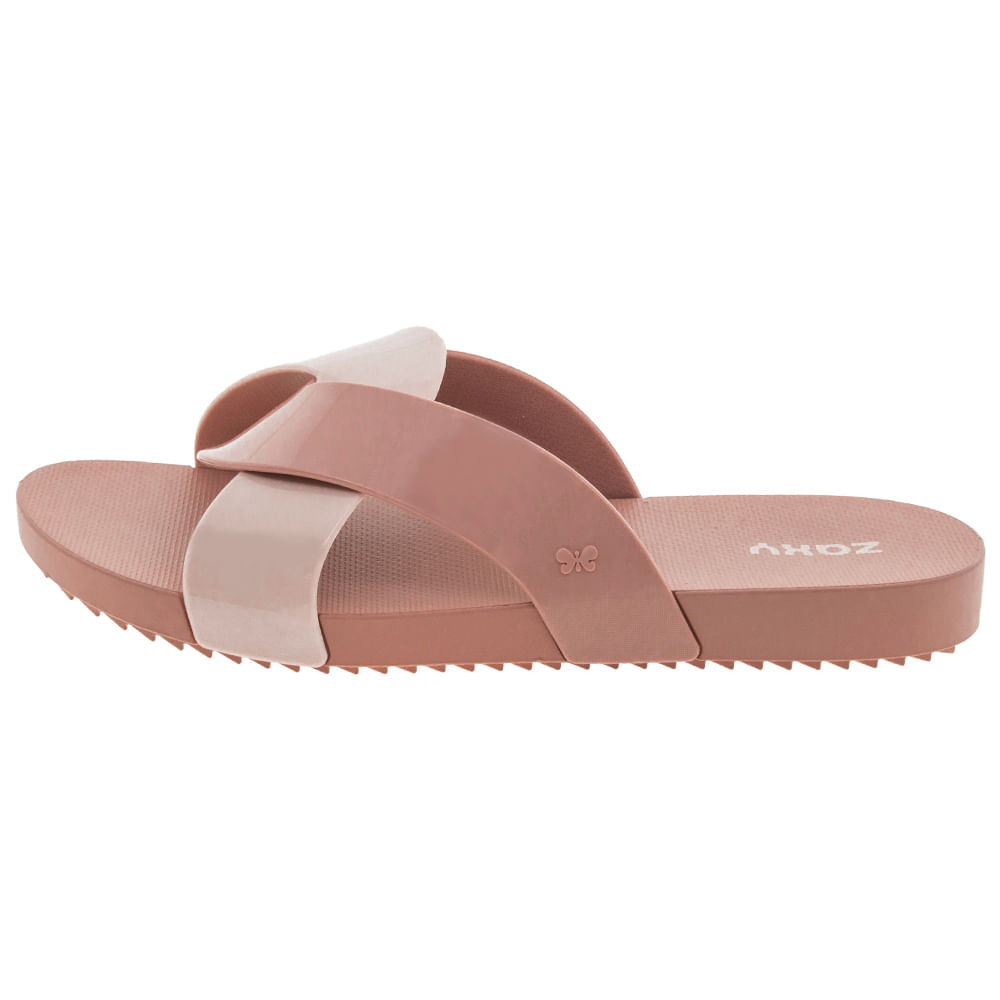 Sandalia-Feminina-Rasteira-Check-Chin-Nude-Zaxy---17543-02