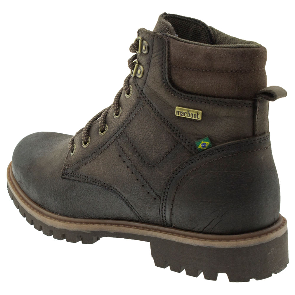 Bota Masculina Tarma 02 Café Macboot 0200 cloviscalcados