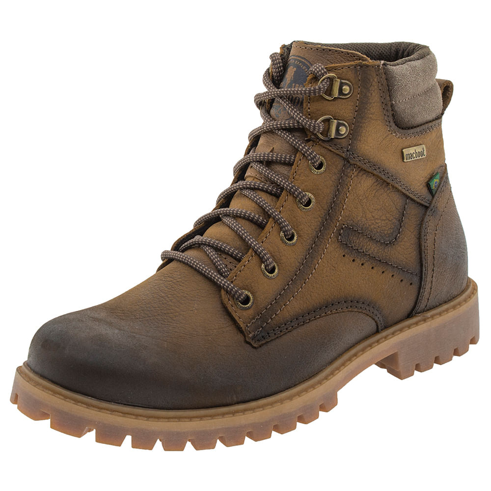 Bota Masculina Tarma 02 Havana Macboot 0200 cloviscalcados