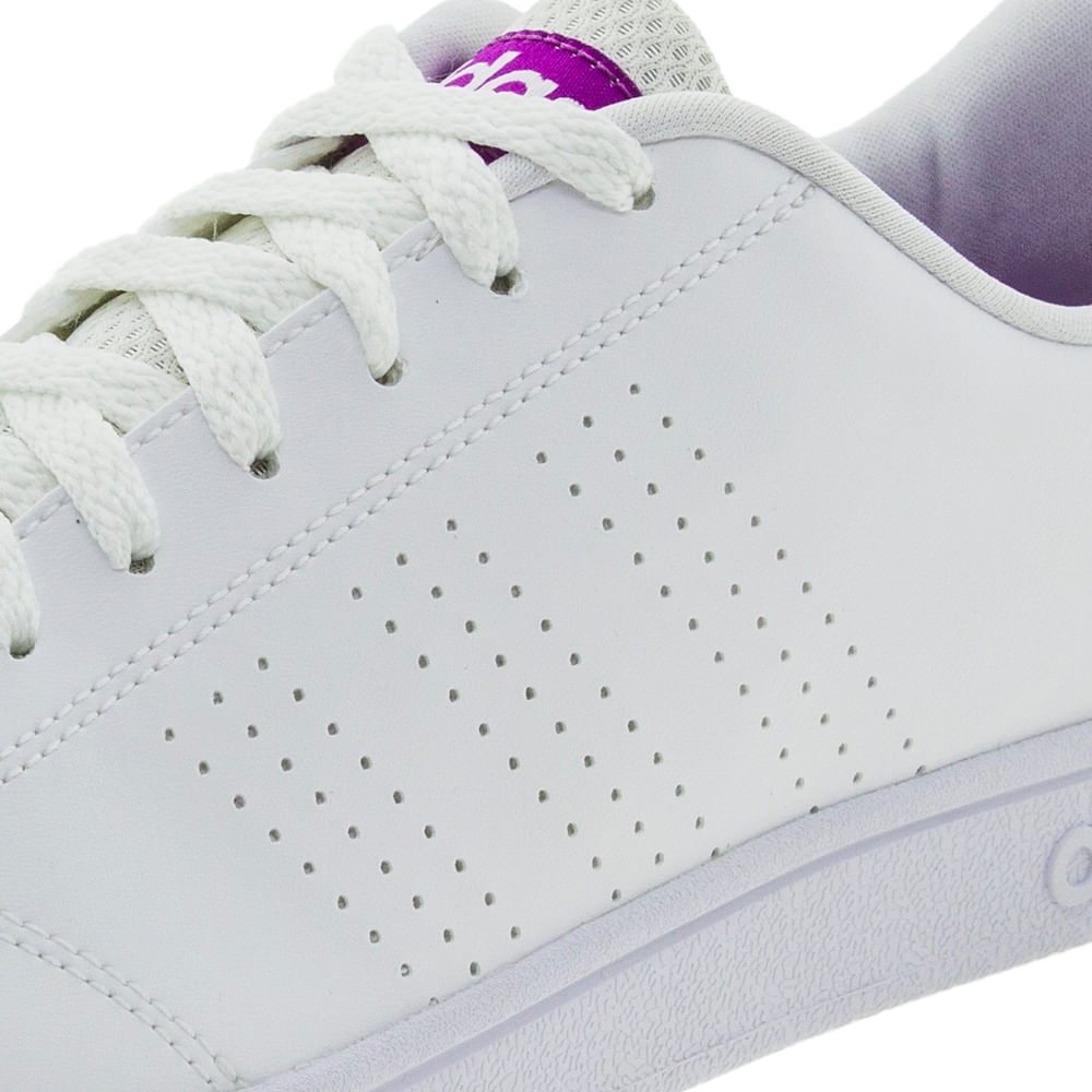 Tenis Feminino VS Advantage Clean Branco Adidas BB9616 cloviscalcados