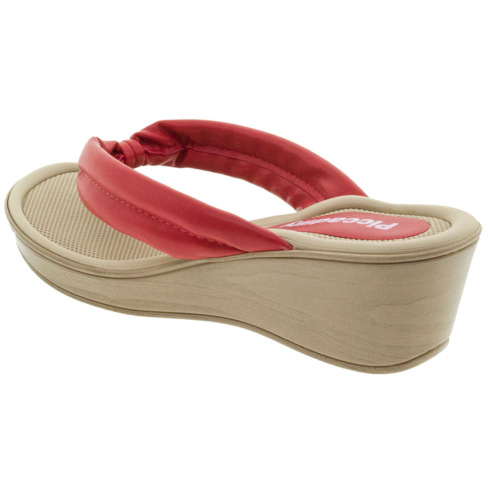 Anabela Piccadilly Tamanco Piccadilly Vermelho Tamanco Spa Anabela