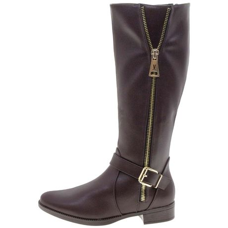 bota cano longo acima do joelho vizzano