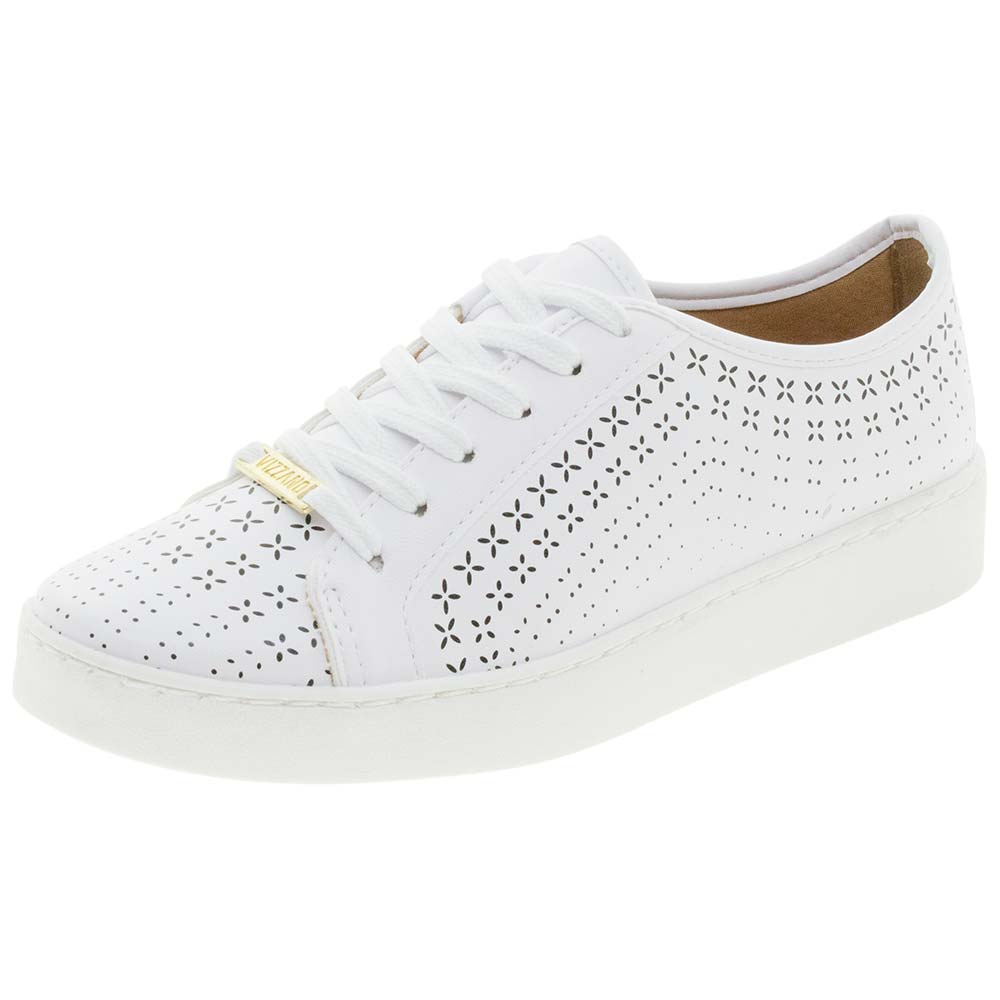 Tênis Feminino Casual Branco Vizzano - 1214261 - Cloviscalcados