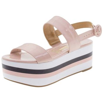 sandalia flatform alta