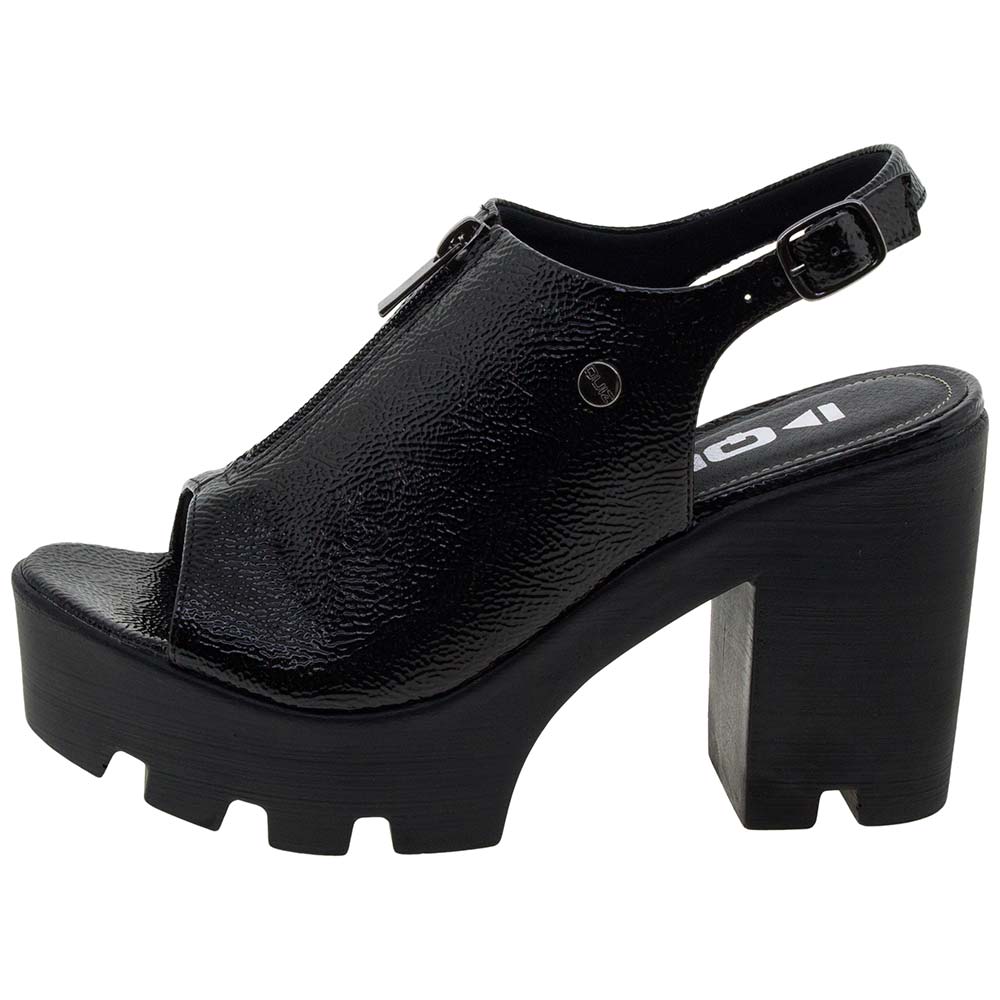 Boot Tratorada SandÃ¡lia Feminina Flatform Quiz Sandália Feminina