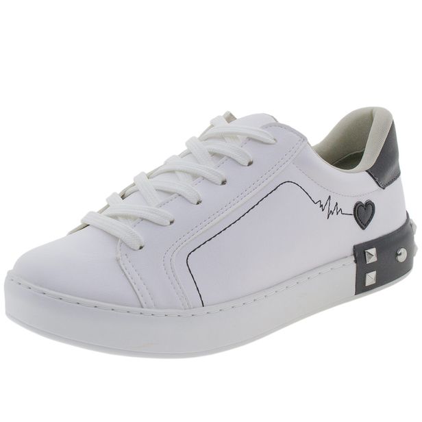 sapatenis feminino branco e preto