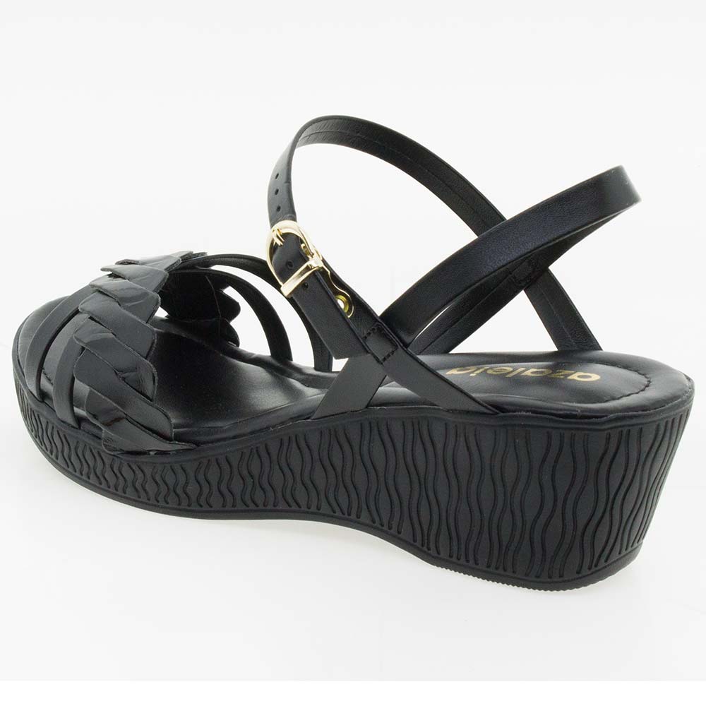 Salto Anabela Sandalia Azaleia Anabela Feminina Azaleia Sandalia