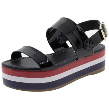 sandália feminina flatform moleca