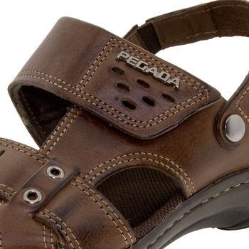 sandália pegada tira lateral