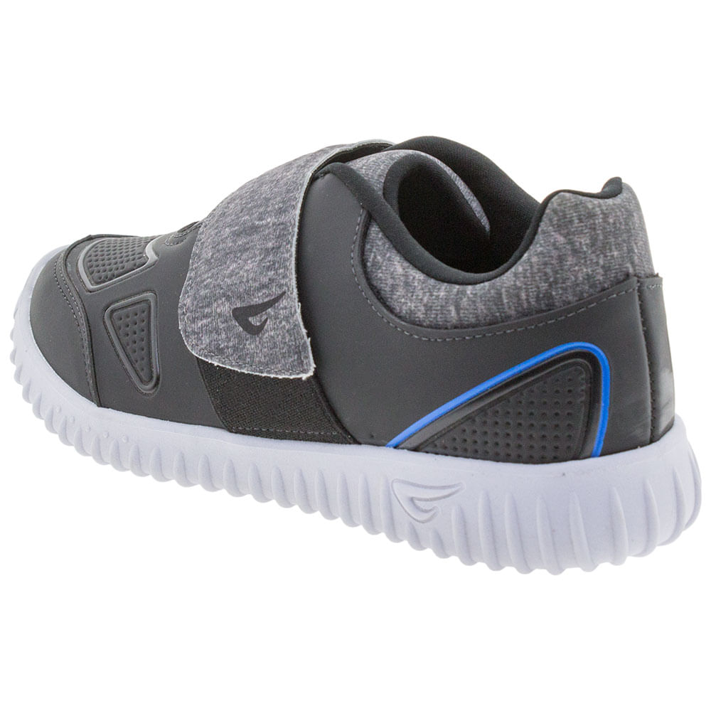 Tênis Infantil Letra Led Ortopé 22590003 PRETO/CINZA