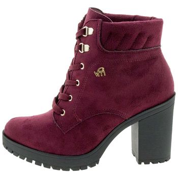 bota feminina vinho