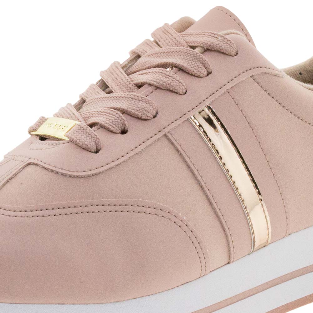 Tenis moleca shops flatform rose