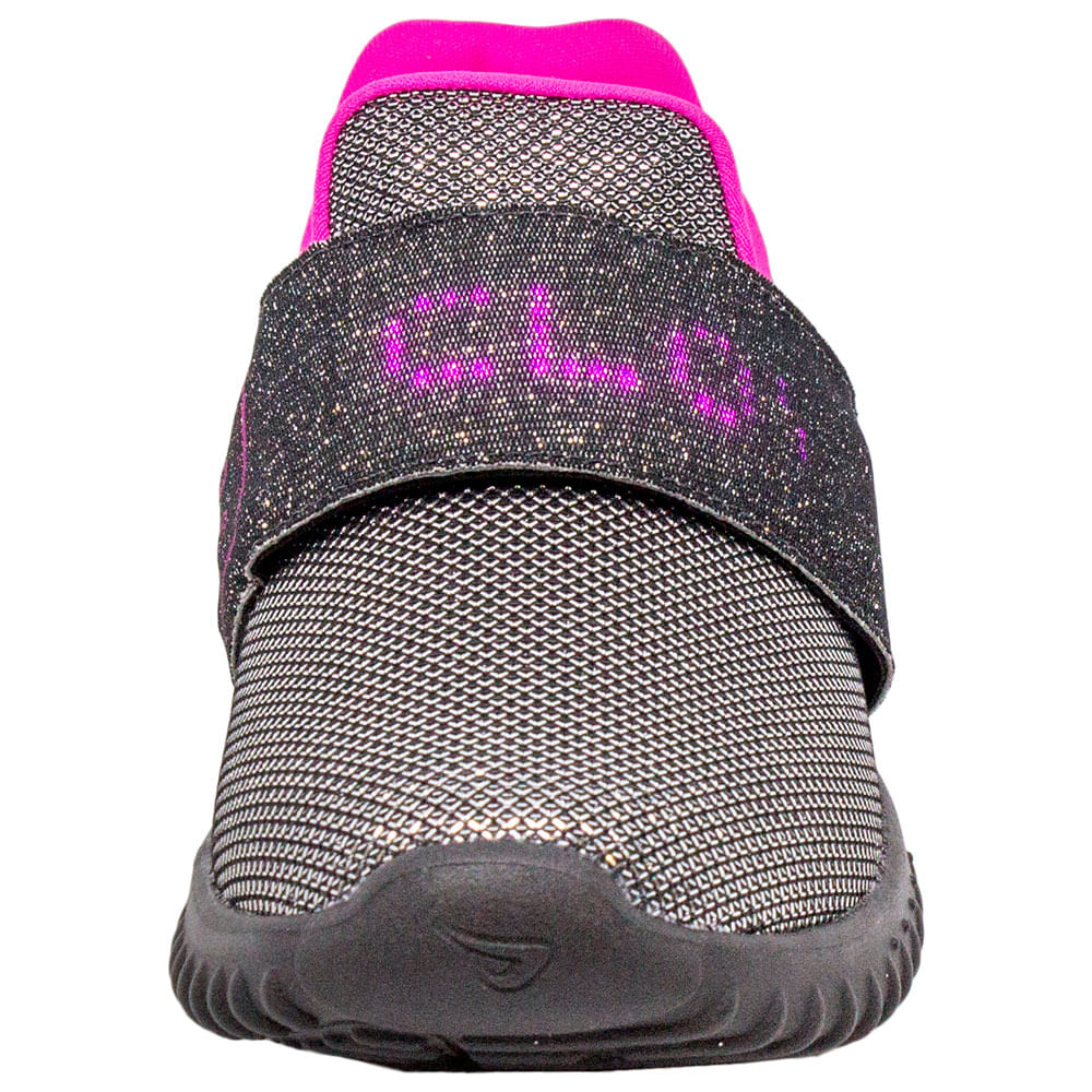 Tênis Infantil Feminino Letra Led Ortopé 22590001 cloviscalcados