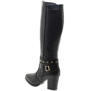 bota feminina cano longo mooncity