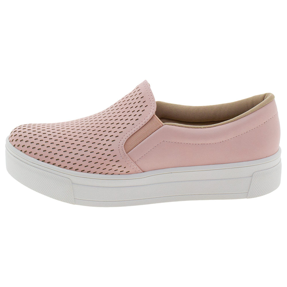 Tênis Feminino Slip On Dakota G0481 Rosa cloviscalcados