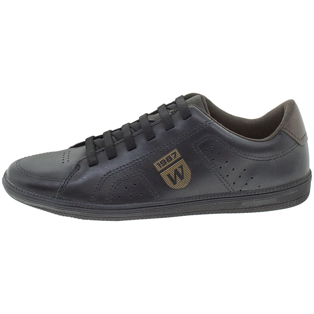 Sapatenis West Coast Preto Sapatênis West Coast Preto Em Couro