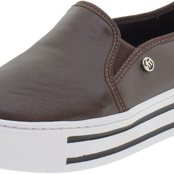 tênis feminino flatform elástico em x via marte