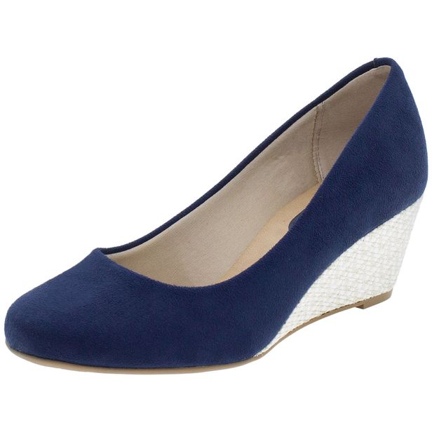 sapato beira rio azul marinho