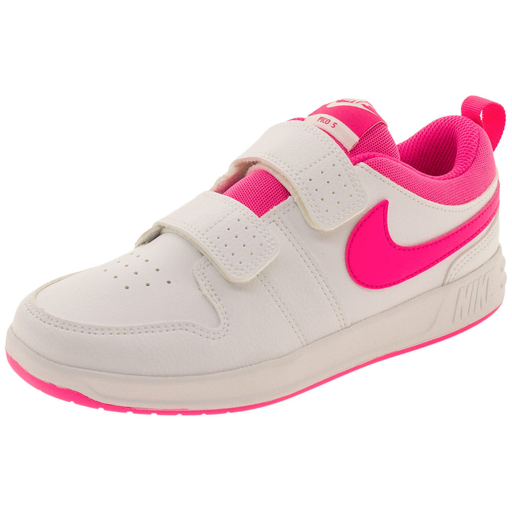 Tênis Infantil Tenis Nike Pico Branco Tênis Casual Infantil Menino