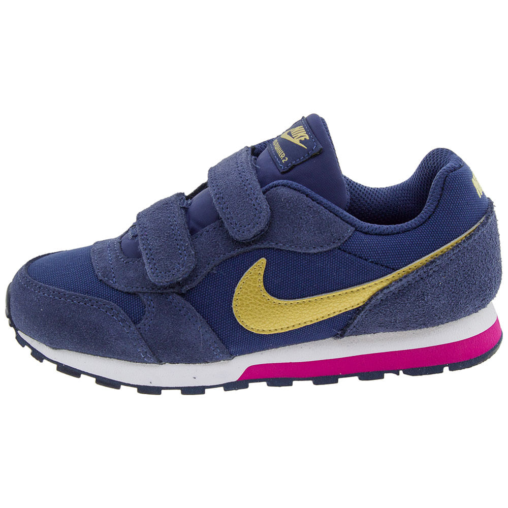 Tenis Infantil Md Runner 2 Psv Nike 807317 Marinho cloviscalcados