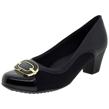 Sapato-feminino-salto-baixo-piccadilly---704014-preto-0084014001 em Feminino  - Sapato Preto de R$0,00 até R$49,99 – cloviscalcados