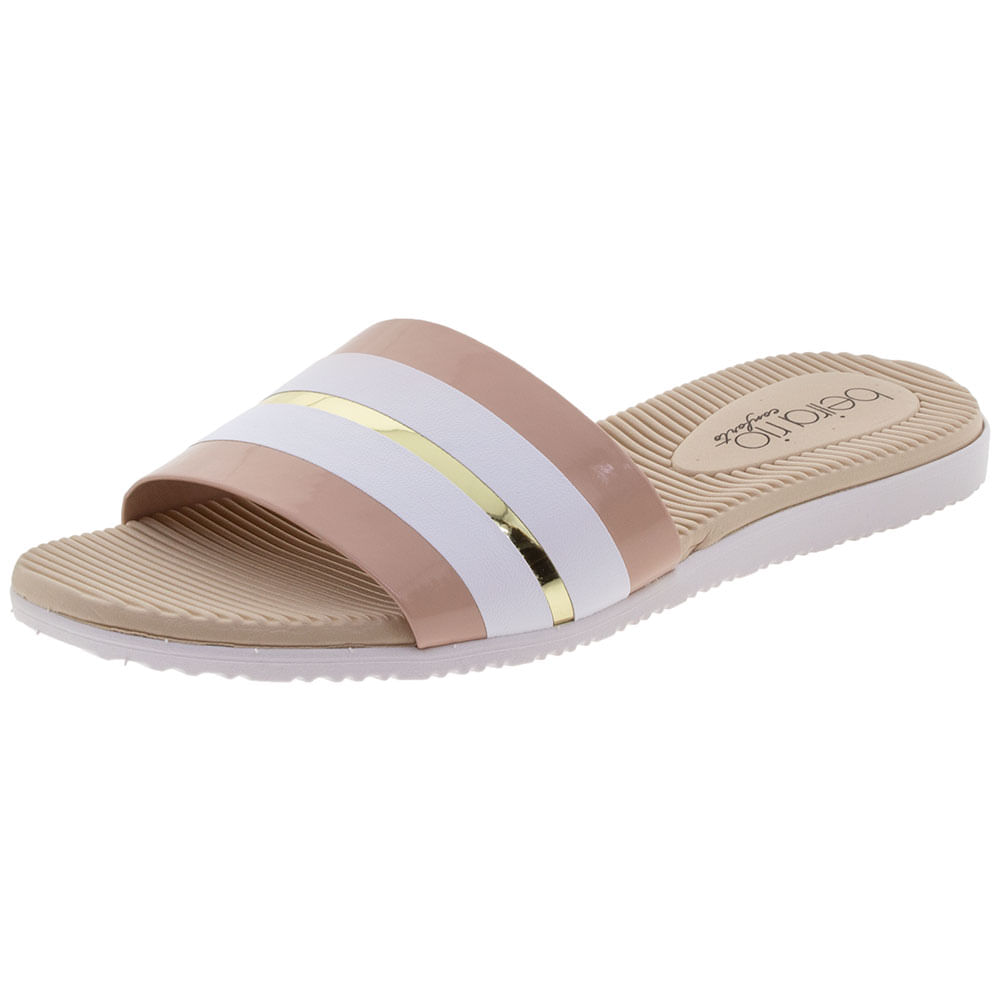 Sandália Feminina Rasteira Beira Rio 8395202 cloviscalcados