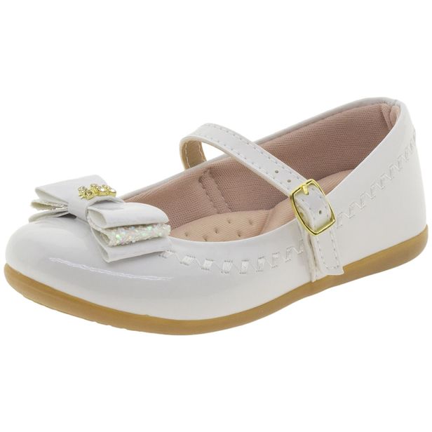 Sapatilha Infantil Feminina Lily Kids - 18117 BRANCO 24