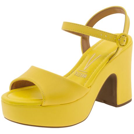 sapato amarelo vizzano