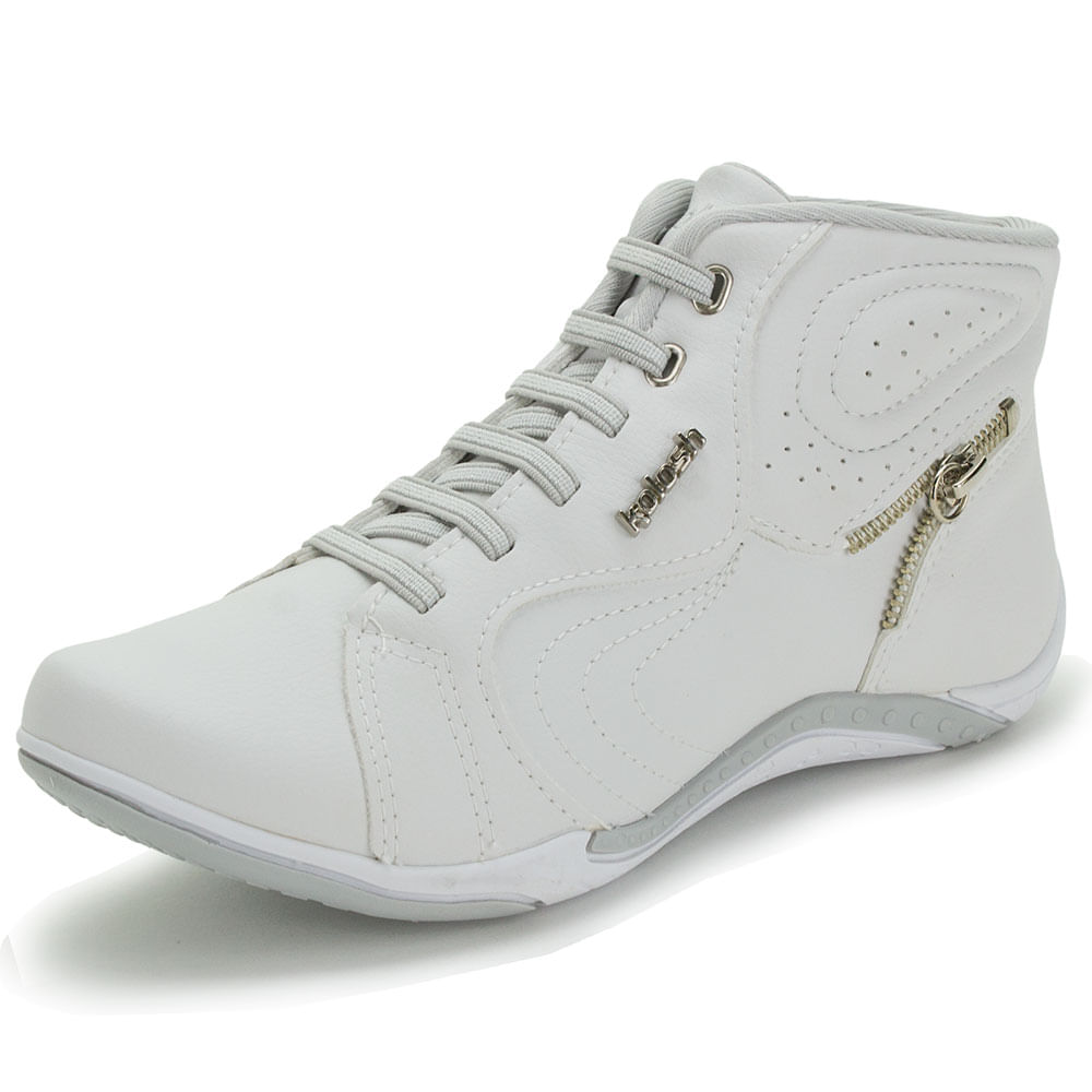 Tênis Feminino Cano Alto Kolosh C1283 BRANCO 34