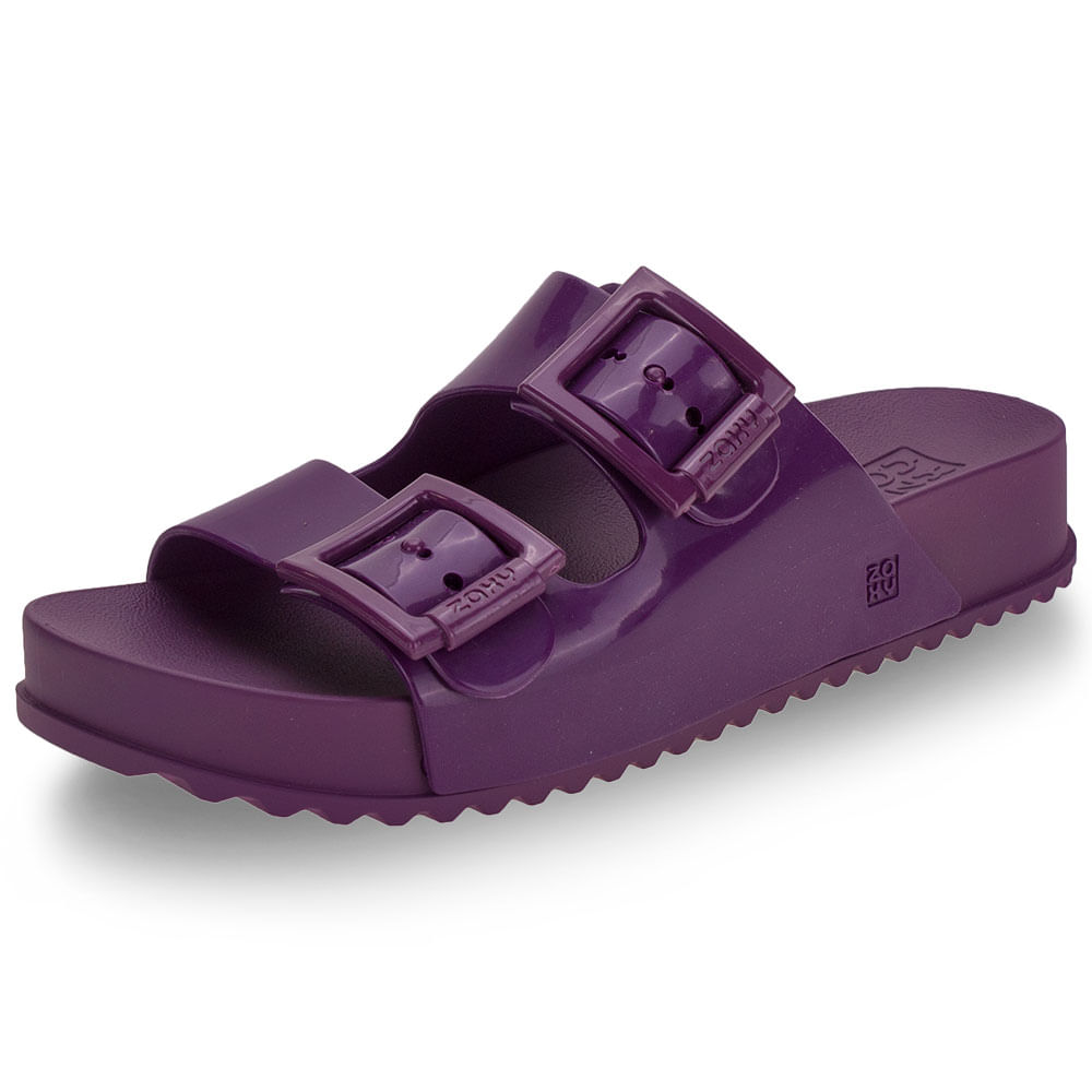 Sandália Feminina Birken Partner III Zaxy - 18063 Roxo